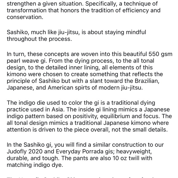 USED RARE Hyperfly Sashiko BJJ Gi - Picture 6 of 6